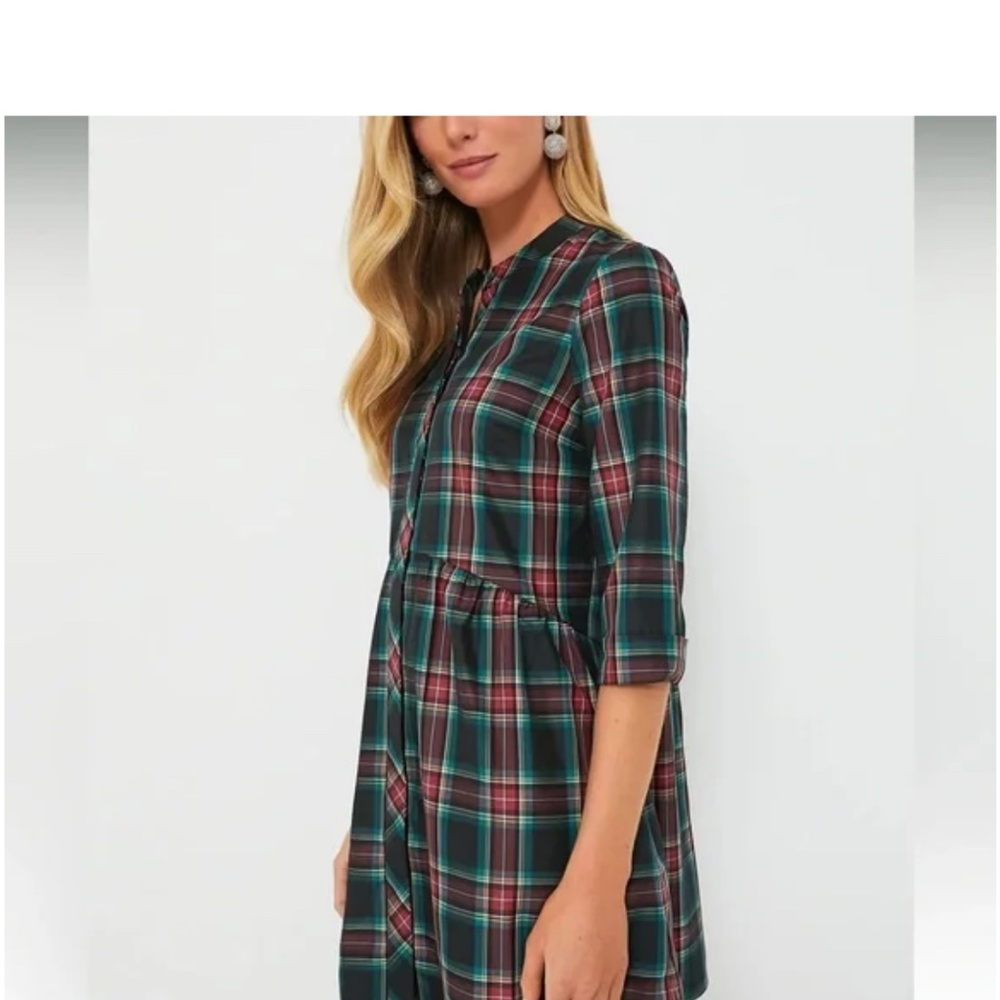 Tuckernuck Highland Tartan Royal Shirtdress